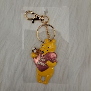 Disney X BaubleBar Valentine's Day Bee Mine Winnie The Pooh Charmbag Keychain